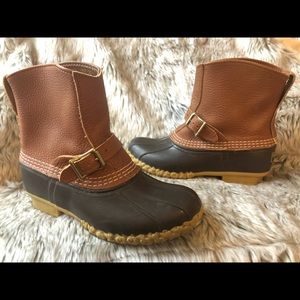 L.L. Bean tumbled leather “Lounger” boots